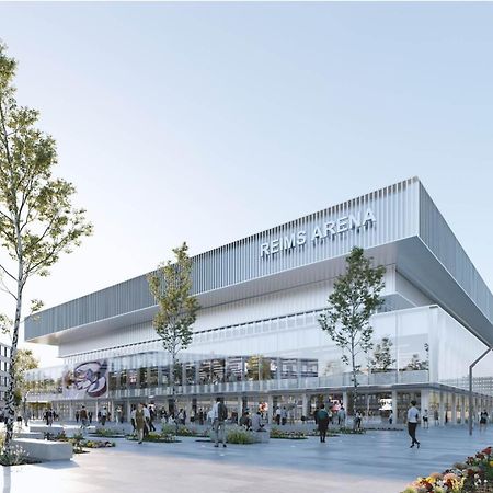 Duplex Reims Gare Centre Arenaアパートメント エクステリア 写真
